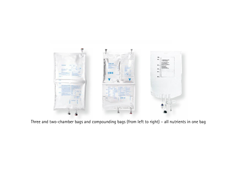 What types of parenteral nutrition are there?