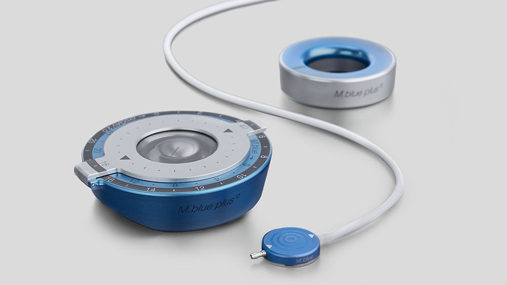 MIETHKE M.blue® adjustable gravitational valve for hydrocephalus treatment