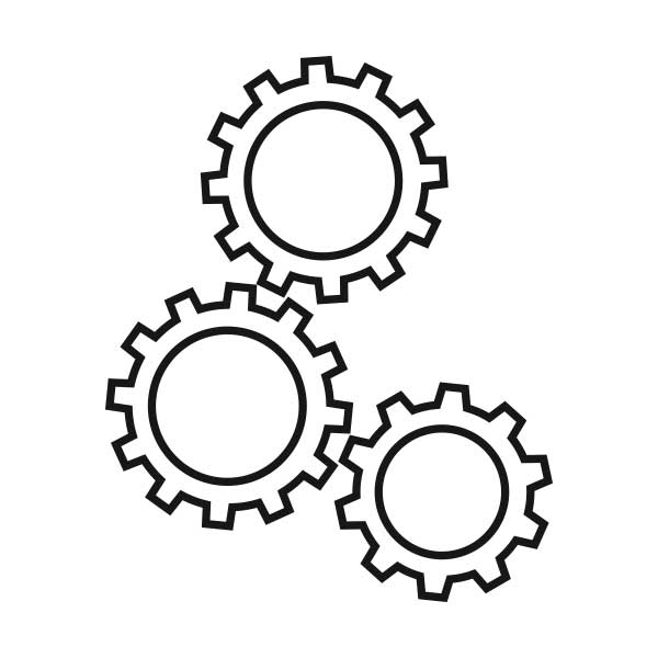 icon connected gears