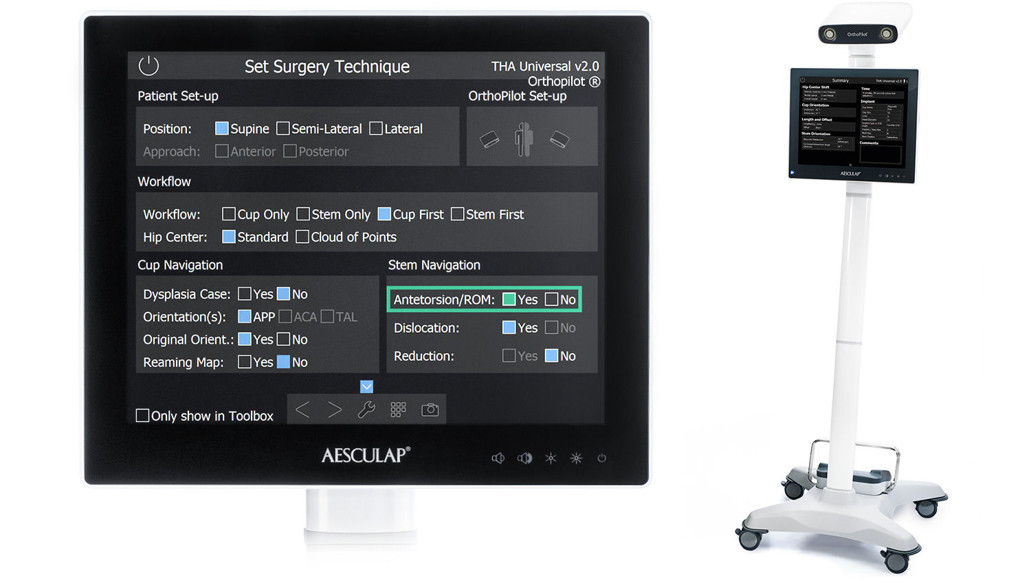 Screenshot set surgery technigue