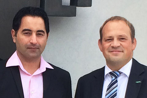 Dr. Jasmit Singh 26th WFNS-Aesculap Adult Fellow & Harald Dreher, Business Manager Neurosurgery