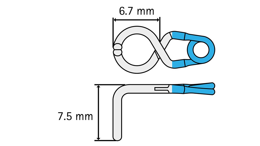 FT654T – Standard clip