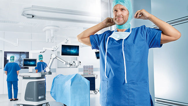 Surgeons standing tall thanks to improved ergonomics
