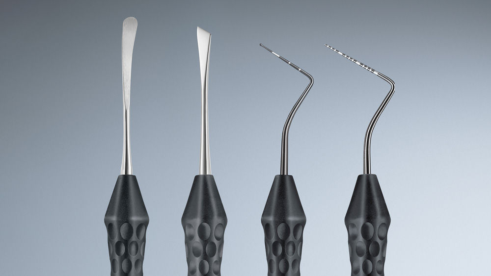 Ergoperio dental instruments for periodontics