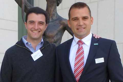 Salvador Manrique-Guzmán, 18th WFNS-Aesculap Adult Fellow & Armin Weisser, Director Global Marketing Neurosurgery