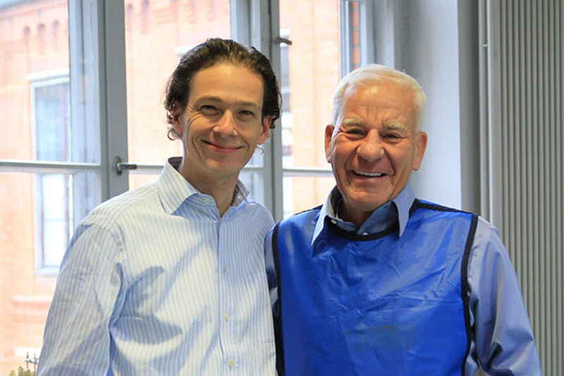 Prof. Dr. Peter Vajkoczy with Dr. Volker Sonntag