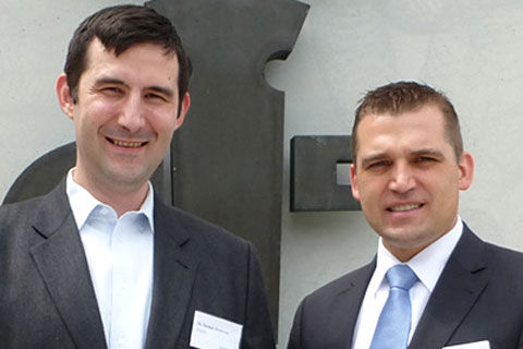 Gordan Grahovac, 9th WFNS-Aesculap Adult Fellow & Armin Weisser, Director Group Product Management, Aesculap Neurosurgery