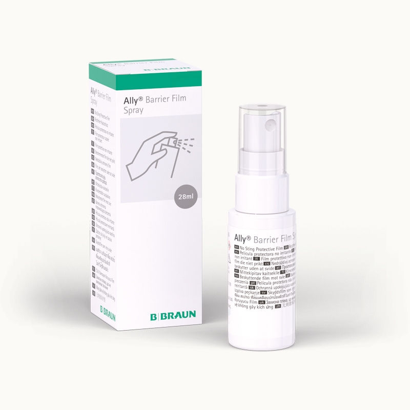 Ally barrier film spray