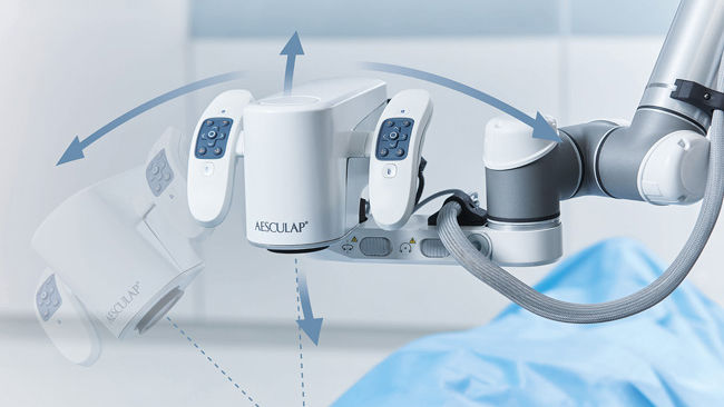 Aesculap Aeos® robotic-assisted digital surgical microscope platform