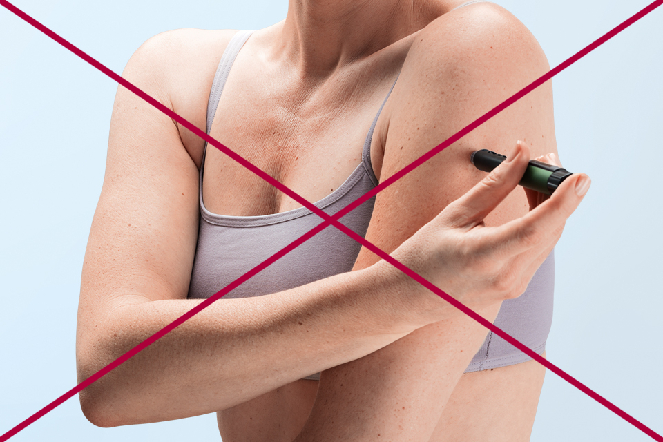 Injection area - don't