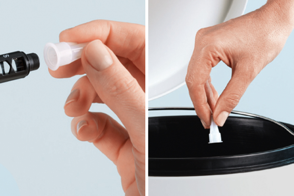 Disposal with needle container - do