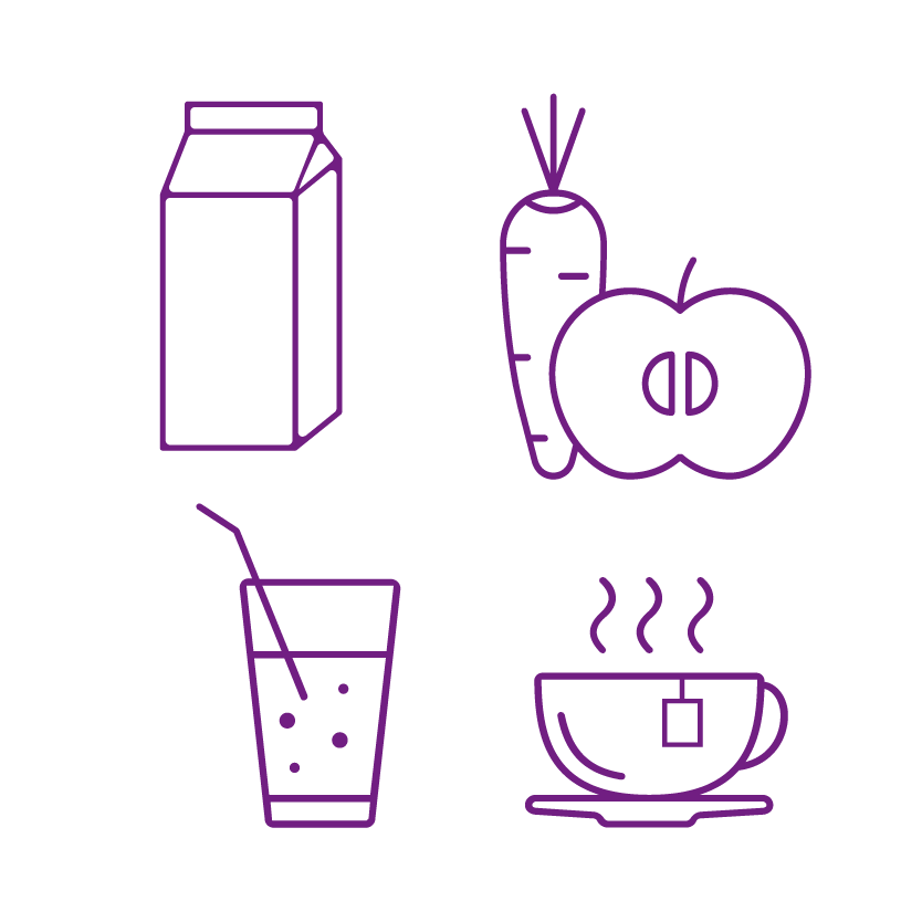 Refrain from food and drinks that irritate the intestine