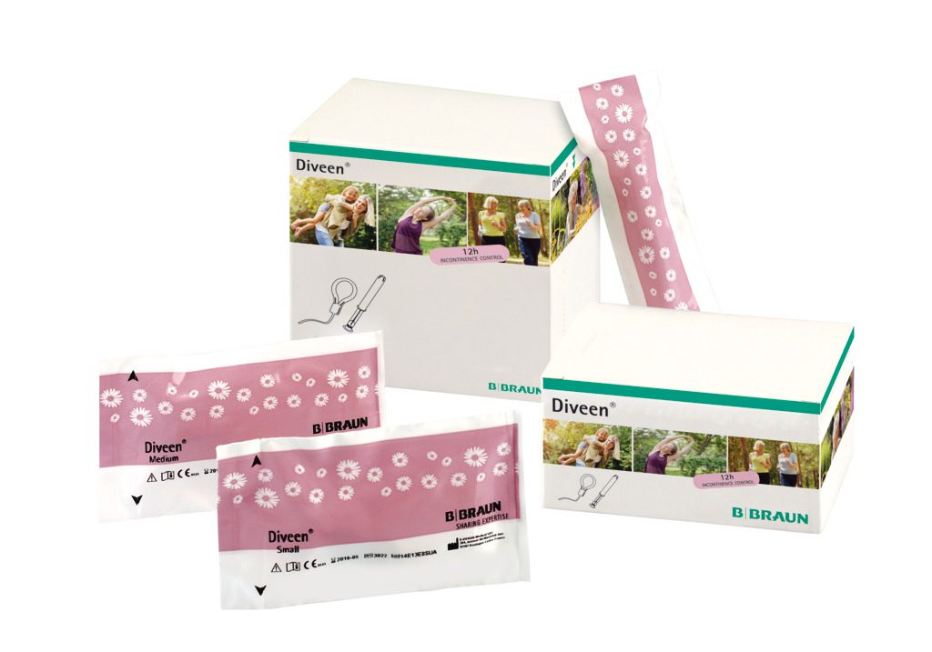 Diveen®  two boxes and two sizes with a blister
