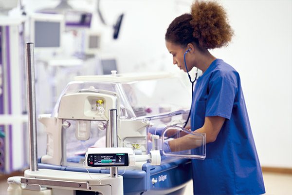 neonatology ward with spaceplus infusion pump