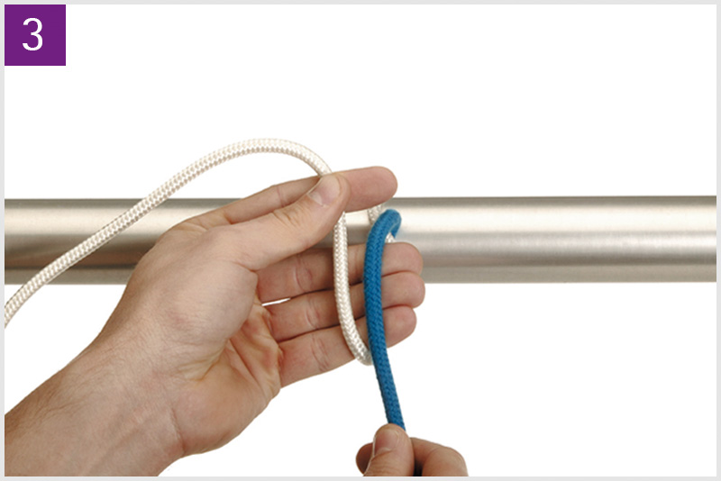 Square Knot One Hand Technique
