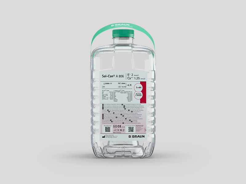  Product picture of the dialysis concentrate canister Sol-Can A.