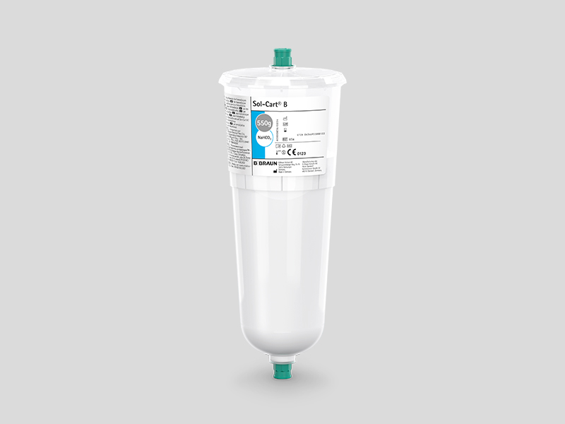 Product picture of the bicarbonate cartridge Sol-Cart B.