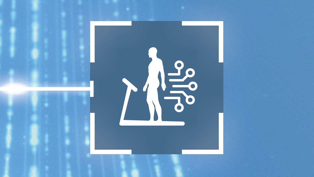 An icon showing a person on a treadmill