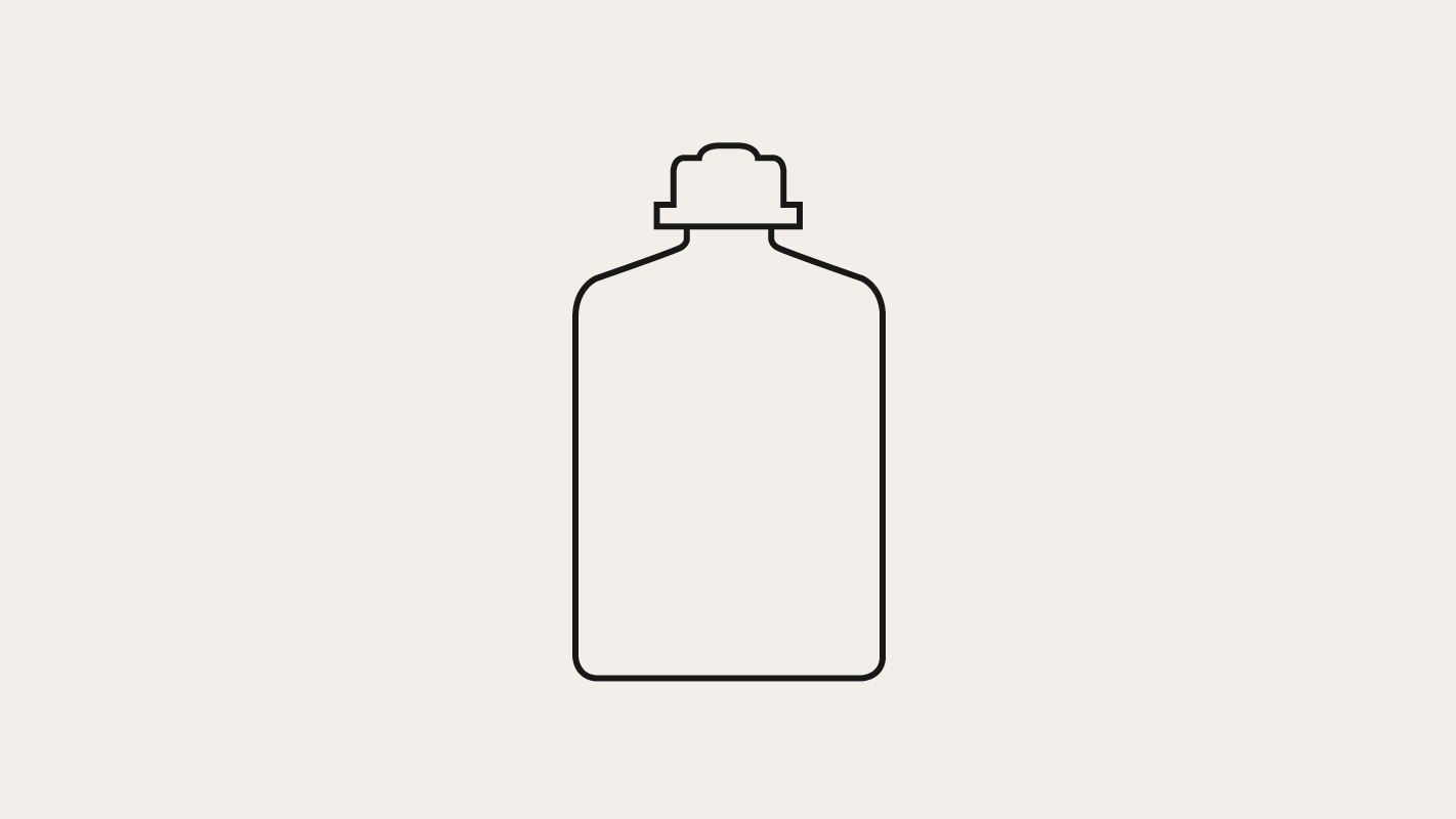 drawing of a drug container