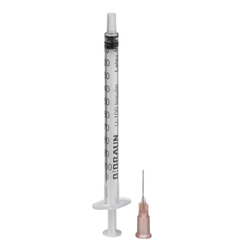 Seringue insuline 3 corps 1ml sans aiguille, Omnifix B.Braun